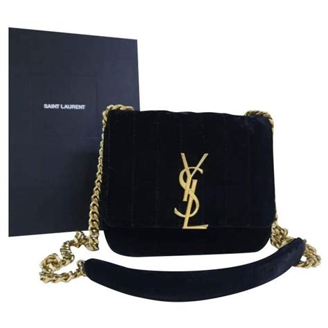 velvet ysl crossbody|Saint Laurent Small Vicky Velvet Crossbody Bag .